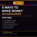 5 Ways to Make Money on Instagram for Free