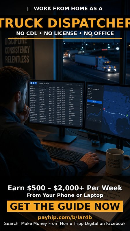 Work From Home as a Truck Dispatcher