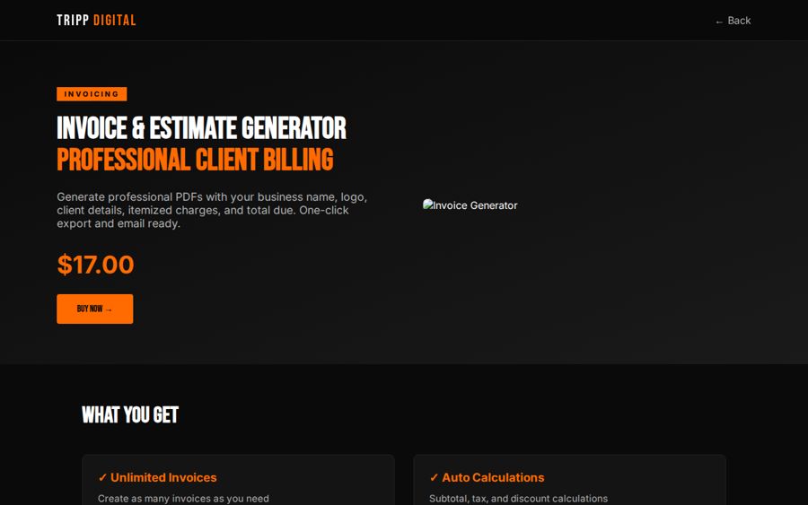Invoice & Estimate Generator