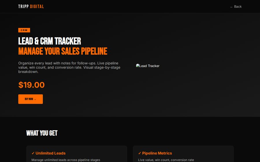 Lead & CRM Tracker